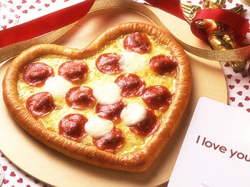 pizza corazon