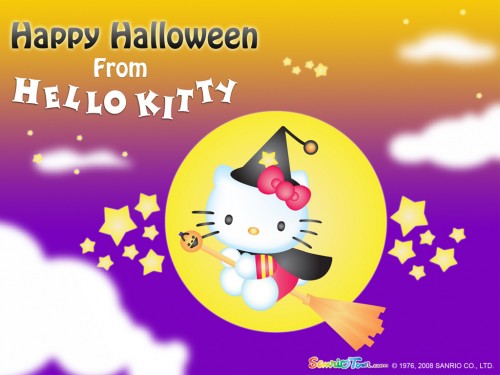 Halloween-Wallpaper-hello-kitty