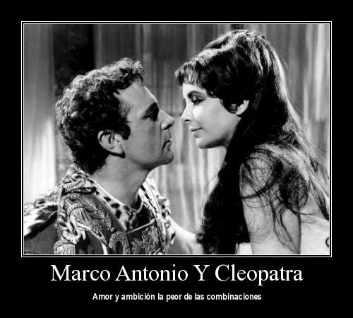 Cleopatra y Marco Antonio