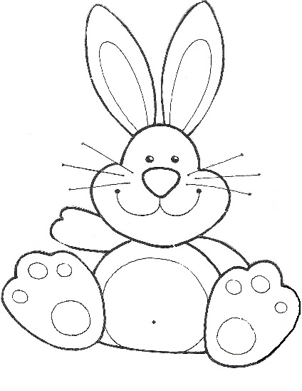 Dibujo de la cara de un conejo - Imagui