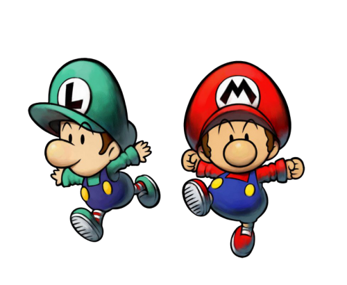 Mario y Luigi bebes