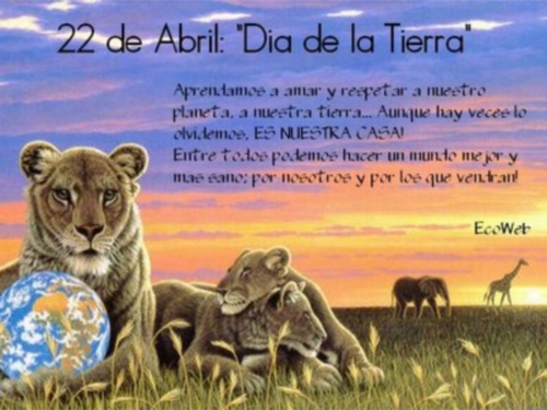 22 de Abril Dia Internacional de la Tierra