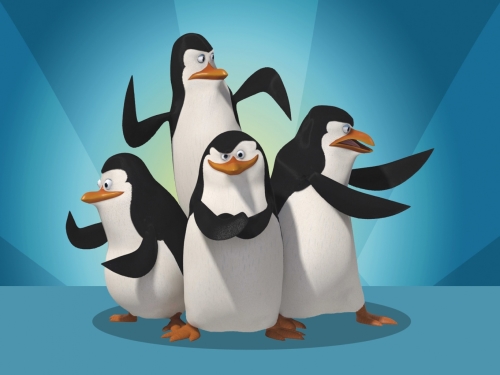 pinguinos de Madagascar