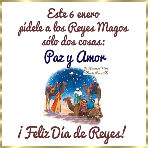 Feliz día de los Reyes Magos